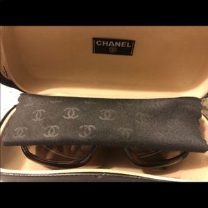 Chanel tortoise sunglasses